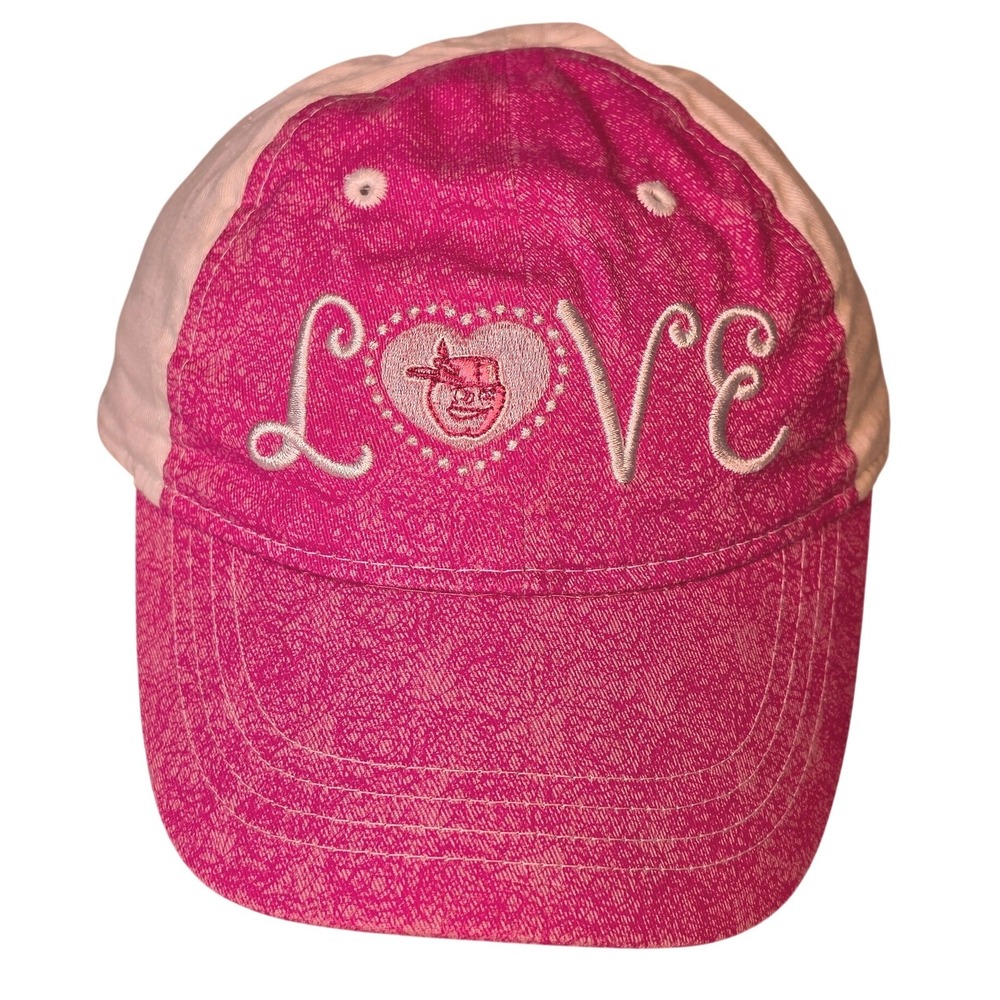 OC Sports Minor League Baseball Toddler Hat Pink White Love Heart Cap Adjustable